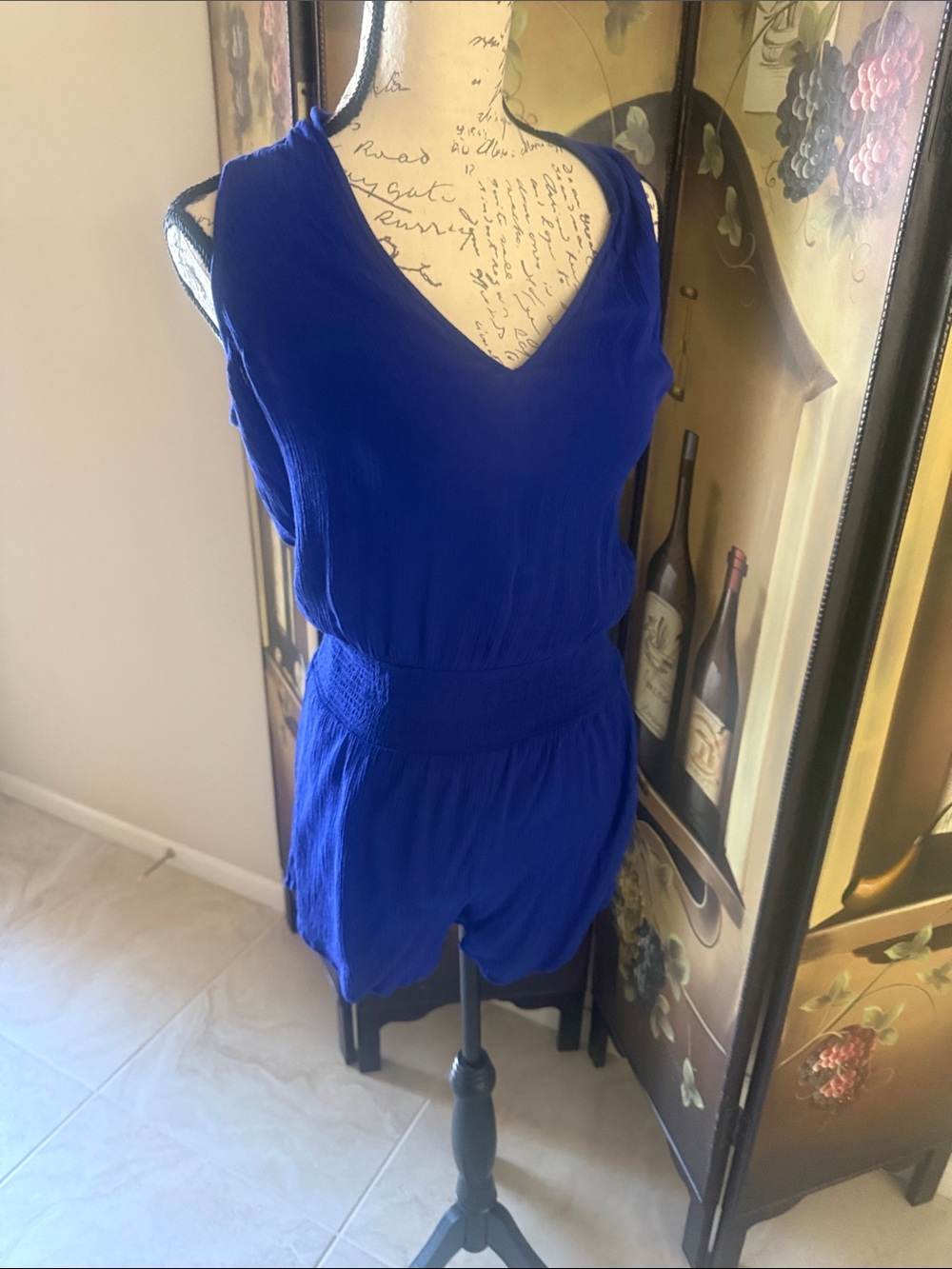White House Black Market Cobalt Blue Sleeveless Dress